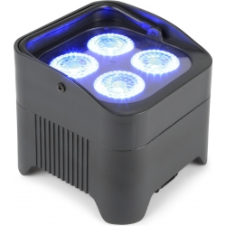 Beamz BBP94 Batteri Uplight Par 4x 10W / RGBAW+UV TILBUD NU