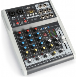 VMM-K402 4-kanals musikmixer med DSP TILBUD NU