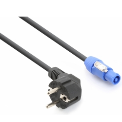 CX12-3 Powercon – Schuko kabel 3,0m TILBUD NU