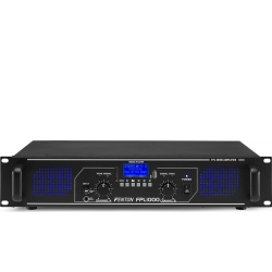 Digital Forstærker FPL1000 2x500W med Equalizer / 4 input / Bluetooth / MP3 / US