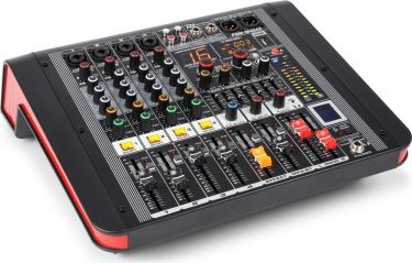 PDM-M404A 4-Channel Music Mixer with Amplifier