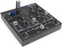 Dj Mixer STM-2250 4-kanals med lydeffekter og USB/SD/MP3-afspiller Dj Mixer STM-2250 4-kanals med lydeffekter og USB/SD/MP3-afspiller