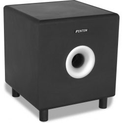 Aktiv Hi-Fi subwoofer SHFS08B / 8″ bas 200W, sort TILBUD NU quot