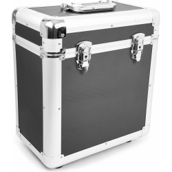 RC80 12" Flightcase til plader / Vinyl Record Case, Sort tilfælde optage black