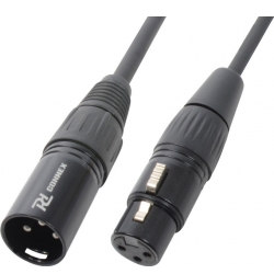 CX36-20 Kabel XLR Han- XLR Hun 20,0m 7mm Sort TILBUD NU kvinde kabel sort han