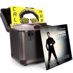 RC80 12″ Flightcase til plader / Vinyl Record Case, Titanium tilfælde optage