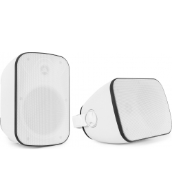 Udendørs Højttalersæt med vægbeslag og flot design / 8 Ohm / 6.5" 150W / IPX5 /
