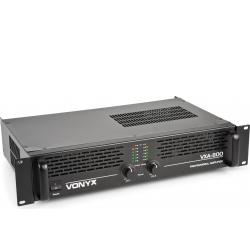 Professionel PA effekt-forstærker SKY-800 II "kraftig" 2x 400W TILBUD NU vxa