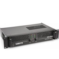 Professionel PA effekt-forstærker SKY-1200 II "kraftig" 2x 600W TILBUD NU vxa