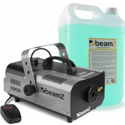 BeamZ S900 Røgmaskine inkl. 5 liter røgvæske TILBUD NU bundle ingen bundt
