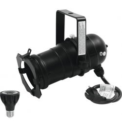 Eurolite Set PAR-20 Spot bk + PAR-20 230V COB 6W E-27 LED 1800-3000K dim2warm
