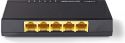 Nedis Netværksswitch | 5 porte | 1 Gbps | LED-indikatorlamper, NSWH5P100BK Nedis Netværksswitch | 5 porte | 1 Gbps | LED-indikatorlamper, NSWH5P100BK