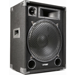 Diskohøjttaler i populært disco-look, 3-vejs med 15″ bas / 1000W TILBUD NU quot