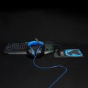 Nedis Gamingsæt | 4 i 1 | Tastatur, headset, mus og musemåtte | US internationalt layout | Sort, GCK Nedis Gamingsæt | 4 i 1 | Tastatur, headset, mus og musemåtte | US internationalt layout | Sort, GCK