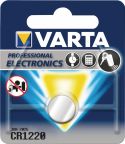 Varta Lithium Button Cell Battery CR1220 3 V 1-Blister, 6220.101.401 Varta Lithium Button Cell Battery CR1220 3 V 1-Blister, 6220.101.401