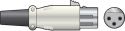 XLR socket, 3-pin XLR socket, 3-pin