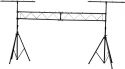 Lighting goalpost stand, with 2 T bars, height 3m, 60kg max. load Lighting goalpost stand, with 2 T bars, height 3m, 60kg max. load