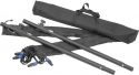 Adjustable speaker tubes, 0.9 - 1.5m, with carrying bag Adjustable speaker tubes, 0.9 - 1.5m, with carrying bag