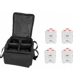 Eurolite Set 4x AKKU TL-3 TCL white + SB-4 Soft Bag TILBUD NU