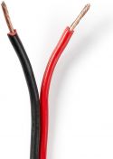Nedis Speaker Cable | 2x 1.50 mm2 | 100 m | Wrap | Black/Red, CAGW1500BK1000 Nedis Speaker Cable | 2x 1.50 mm2 | 100 m | Wrap | Black/Red, CAGW1500BK1000