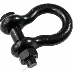 SAFETEX Shackle 22mm bk with Bolt, Mother, Splint TILBUD NU