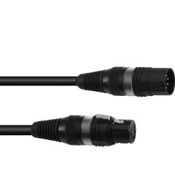 SOMMER CABLE DMX Cable XLR 5-pin 3m bk Hicon TILBUD NU