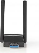 Nedis Netværksdongle | AC1200 | Dual Band | Sort, WSNWA1200BK Nedis Netværksdongle | AC1200 | Dual Band | Sort, WSNWA1200BK
