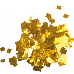 TCM FX Metallic Confetti Raindrops 6x6mm, gold, 1kg TILBUD NU