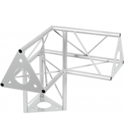 DECOTRUSS SAL-32 Corner 3-way /\\ left silver TILBUD NU