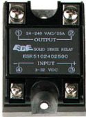 Solid state relæ 3-23Vdc, 240VAC / 25A, 1 x slutte Solid state relæ 3-23Vdc, 240VAC / 25A, 1 x slutte