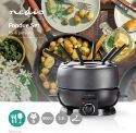 Nedis Fondue Set | 6-People | 2.3 L, FCFO110EBK6 Nedis Fondue Set | 6-People | 2.3 L, FCFO110EBK6