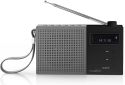 Nedis Digital DAB+-radio | 4.5 W | FM | Ur og alarm | Grå/sort, RDDB2210BK Nedis Digital DAB+-radio | 4.5 W | FM | Ur og alarm | Grå/sort, RDDB2210BK