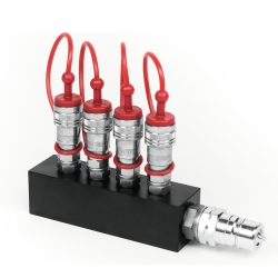 TCM FX CO2 Distribution Block (4x3/8 in to 1x3/4 out) TILBUD NU