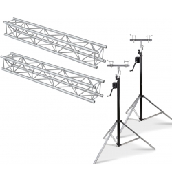Beamz Truss Pakke Aluminium 4 Meter - Pakkesæt TILBUD NU