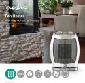 Nedis Ceramic Fan Heater | 750 & 1500 W | Grey, HTFA11CWT Nedis Ceramic Fan Heater | 750 & 1500 W | Grey, HTFA11CWT