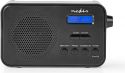 Nedis DAB+ Radio | 3.6 W | FM | Clock & Alarm Function | Black, RDDB1000BK Nedis DAB+ Radio | 3.6 W | FM | Clock & Alarm Function | Black, RDDB1000BK