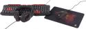 Deltaco GAMING Gear Kit Tastatur/Mus/Musemåtte/Headset, sort/rød Deltaco GAMING Gear Kit Tastatur/Mus/Musemåtte/Headset, sort/rød