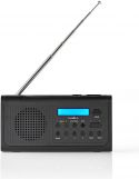 Nedis DAB+ Radio | 3 W | FM | Clock & Alarm Function | Black, RDDB1500BK Nedis DAB+ Radio | 3 W | FM | Clock & Alarm Function | Black, RDDB1500BK