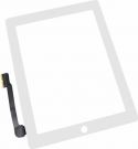 Apple iPad 3/4 frontglas m. touch digitizer, Hvid Apple iPad 3/4 frontglas m. touch digitizer, Hvid