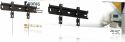 König TV Wall Mount Fixed 26 - 42 " 40 kg, KNM-MLED10 König TV Wall Mount Fixed 26 - 42 " 40 kg, KNM-MLED10