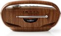 Nedis Digital DAB+-radio | 60 W | FM | Bluetooth® | Brun/sølv, RDDB5310BN Nedis Digital DAB+-radio | 60 W | FM | Bluetooth® | Brun/sølv, RDDB5310BN