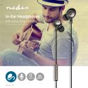 Nedis Hovedtelefoner med kabel | In-ear | Active Noise Cancelling (ANC) | 1,2 m rundt kabel | Grå, H Nedis Hovedtelefoner med kabel | In-ear | Active Noise Cancelling (ANC) | 1,2 m rundt kabel | Grå, H