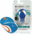 Logitech Trådløs Mus Rejse 3 Buttons Blå, 910-002733 Logitech Trådløs Mus Rejse 3 Buttons Blå, 910-002733