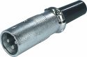 Valueline Connector XLR 3-Pin Male Silver, XLR-3MCL Valueline Connector XLR 3-Pin Male Silver, XLR-3MCL
