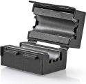 Nedis Video Ferrite Filter | 300 MHz | For Cable Diameters up to 10mm | 25 pieces | Black, CVVC48910 Nedis Video Ferrite Filter | 300 MHz | For Cable Diameters up to 10mm | 25 pieces | Black, CVVC48910