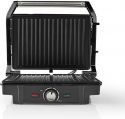 Nedis Compact Grill | 1600 W | Aluminium, KAGR120SR Nedis Compact Grill | 1600 W | Aluminium, KAGR120SR