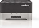 Nedis Hard Disk Docking Station | USB 3.0 | Dual Sata | 2.5"/3.5" | With Off-line Clone Function, HD Nedis Hard Disk Docking Station | USB 3.0 | Dual Sata | 2.5"/3.5" | With Off-line Clone Function, HD