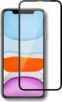 Nedis Skærmbeskytter af glas til Apple iPhone XR/11 | Fuld dækning | 3D-buet | Transparent/sort, SFG