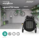 Nedis Keramisk varmeblæser med industrielt | Termostat | 3 indstillinger | 2000 W | Gul, HTIF20FYW Nedis Keramisk varmeblæser med industrielt | Termostat | 3 indstillinger | 2000 W | Gul, HTIF20FYW