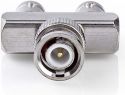 Nedis Antenneadapter | BNC, hann – 2 stk. BNC, hunn | 10 deler | Metall, CVGP01946ME Nedis Antenneadapter | BNC, hann – 2 stk. BNC, hunn | 10 deler | Metall, CVGP01946ME